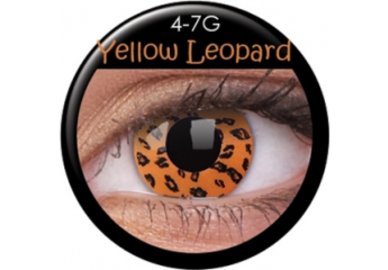 ColourVue CRAZY ČOČKY - Yellow Leopard (2 ks tříměsíční) - nedioptrické - exp. 06/2023