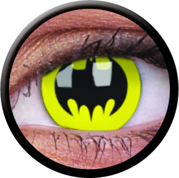 ColourVue CRAZY ČOČKY - Bat Crusader (Batman) (2 ks tříměsíční) - nedioptrické
