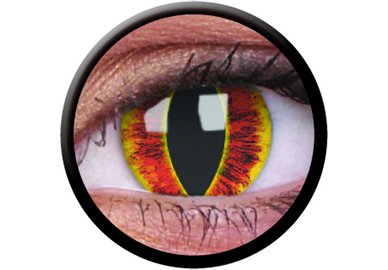 ColourVue Crazy čočky - Saurons Eye (2 ks roční) - nedioptrické - exp. 12/2023
