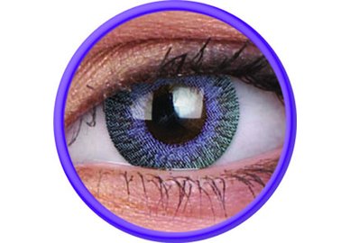 ColourVue Fusion - Grey Violet (2 čočky tříměsíční) - dioptrické - doprodej