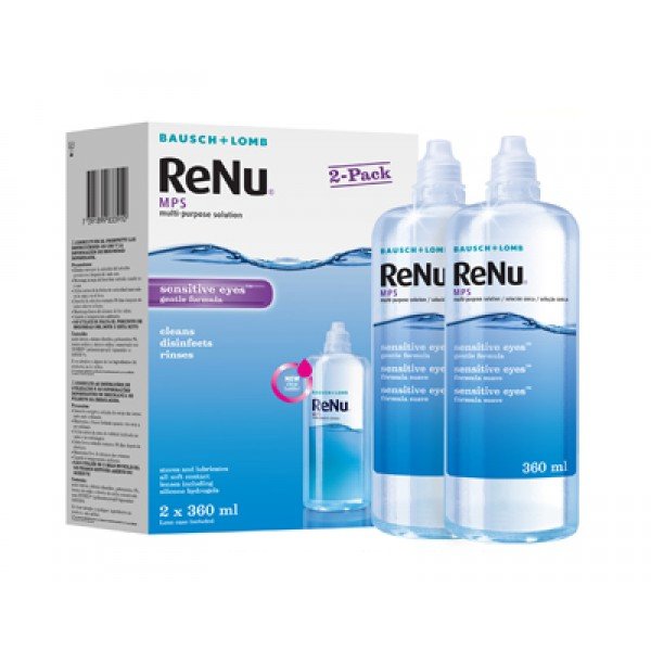 ReNu MPS Sensitive Eyes 2 x 360 ml s pouzdry - exp.05/23