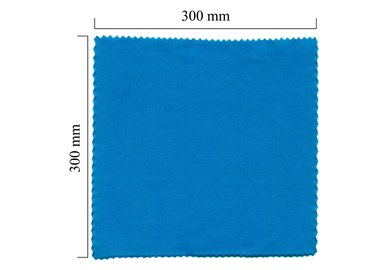Hadřík na brýle z mikrovlákna jednobarevný - modrý 300x300