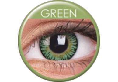 ColourVue 3 Tones - Green (2 čočky tříměsíční) - nedioptrické