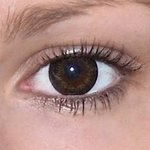 Gorgeous grey v detailu na původní barvě očí hnědé