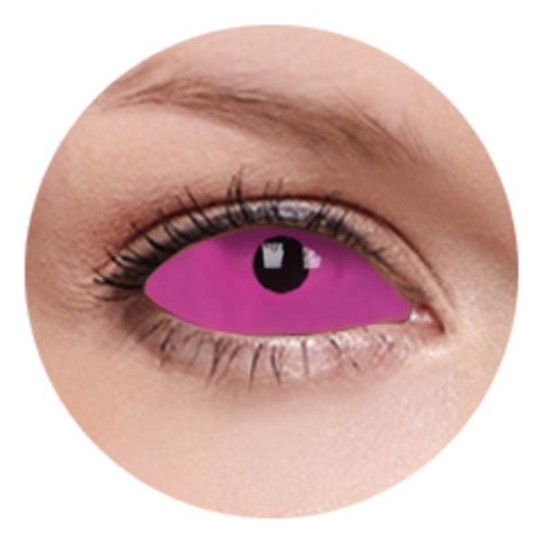 ColourVue Crazy čočky UV Sklerální - Radien Pink (2 ks půlroční) - nedioptrické