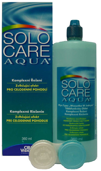 SoloCare Aqua 360 ml s pouzdrem - výprodej expirace 08/2016